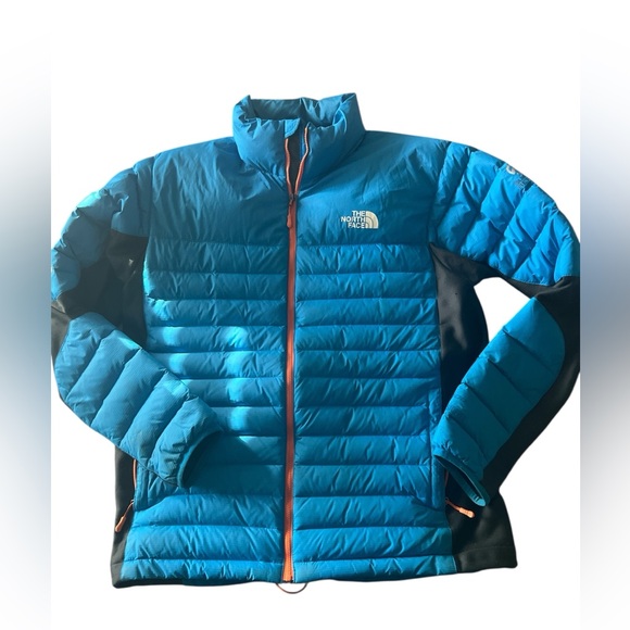The North Face Men’s Summit Series Blue Puffer Jacket size L - Picture 1 of 6